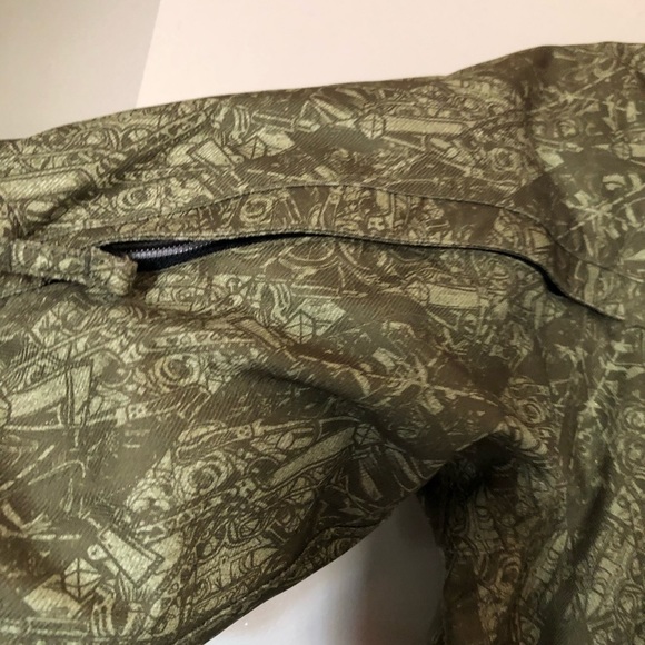 RIDE Green Camo Snowboarding TECH ski Jacket multipurpose coat snow winter - Picture 8 of 9